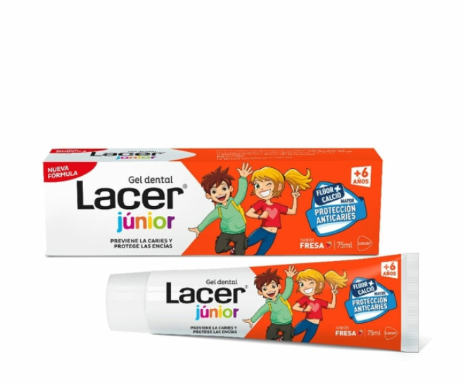 Toothpaste Lacer Strawberry Junior (75 ml)
